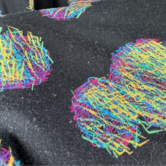 LuLaRoe Carly Swing Disney Mickey Mouse Black Dress Size Small - Picture 8 of 8